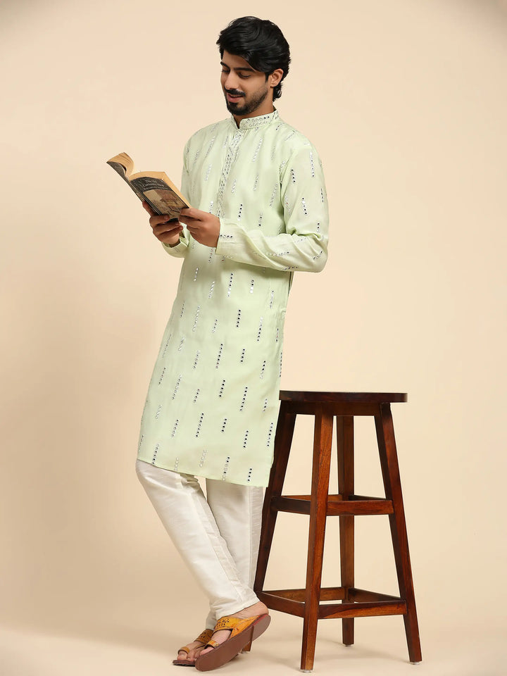 Designer Silk Kurta Set | Sophisticated Festive Wear for Haldi Ceremonies
