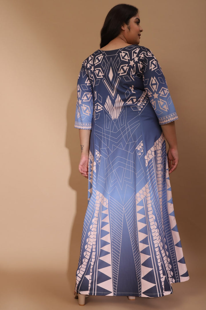 Blue Ombre Knight Queen Dress