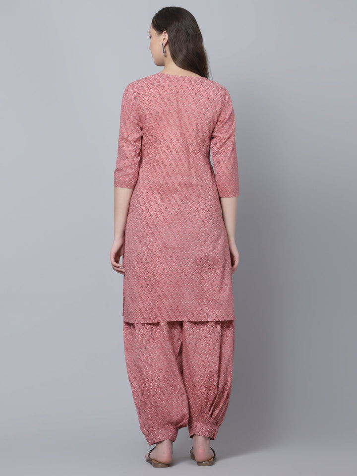 Luxury in Every Detail | Aaina Cotton Block Print Salwar Set
