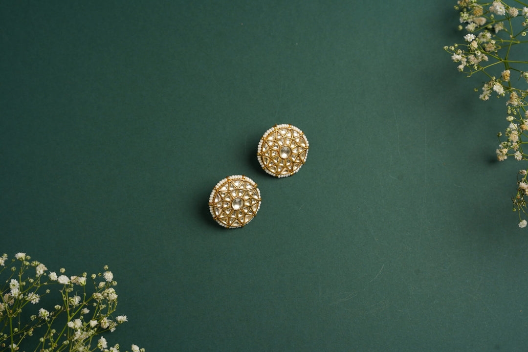 Trendy Single Colour Top Earrings | Beautiful Chandbali