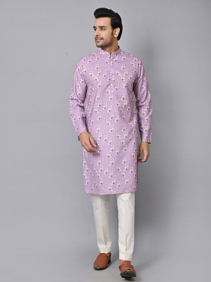 Sequence Pink Jacket Kurta Set | Festive Cotton Blend Woven Design
