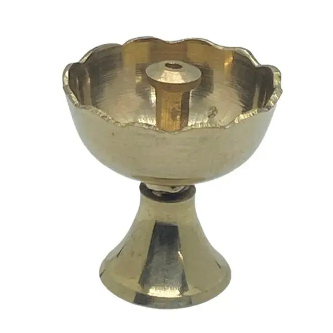 Brass Kamal Diya for Worship | Elegant Brass Diya for Home Decor