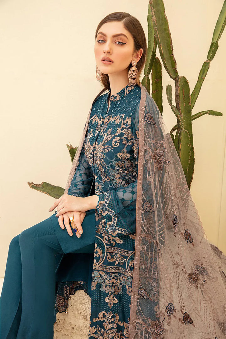 Enchanting Teal Georgette Suit Set | Perfect for Weddings & Celebrations