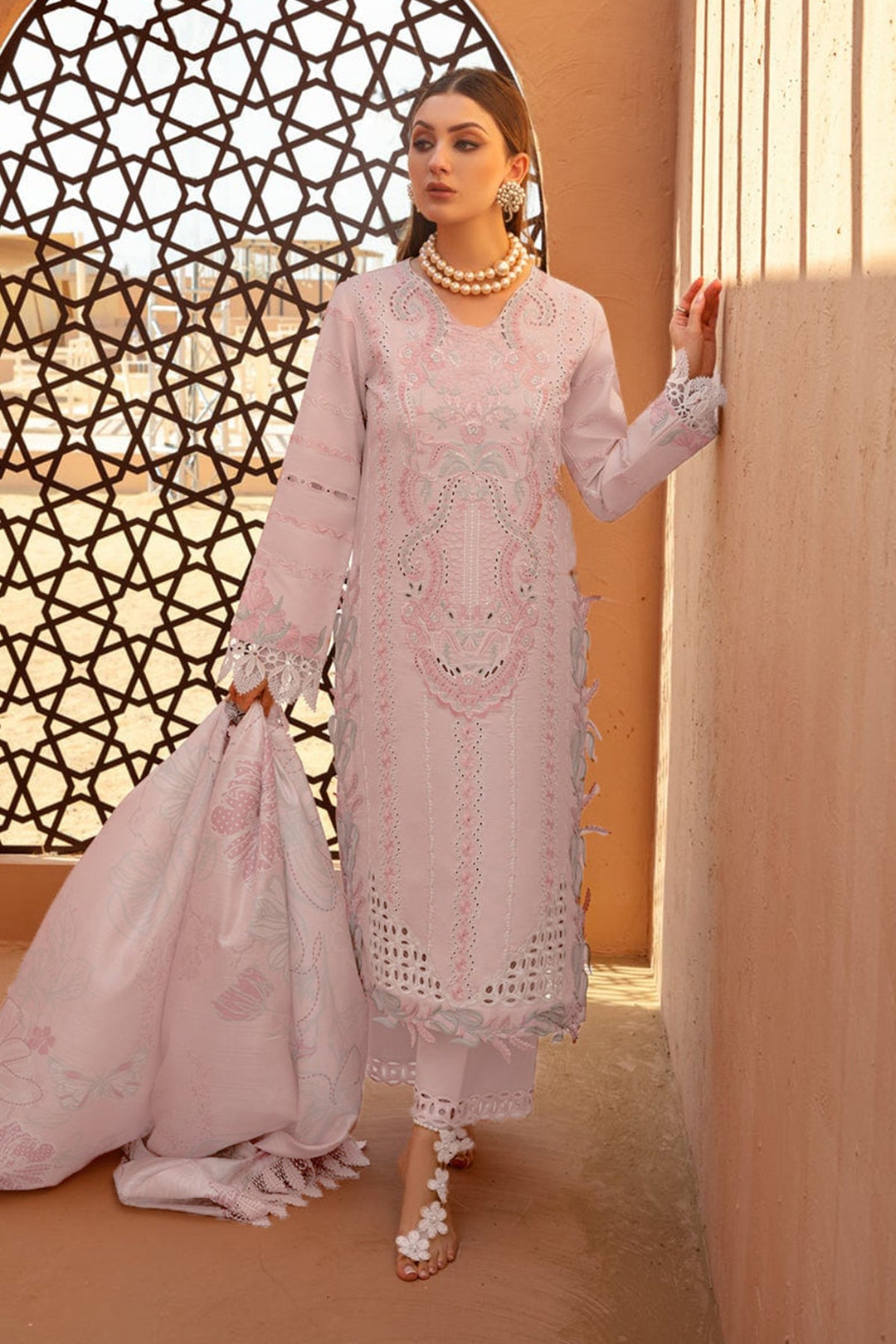 Pink Premium Salwar Kameez | Heavy Cotton Digital Printed Dupatta