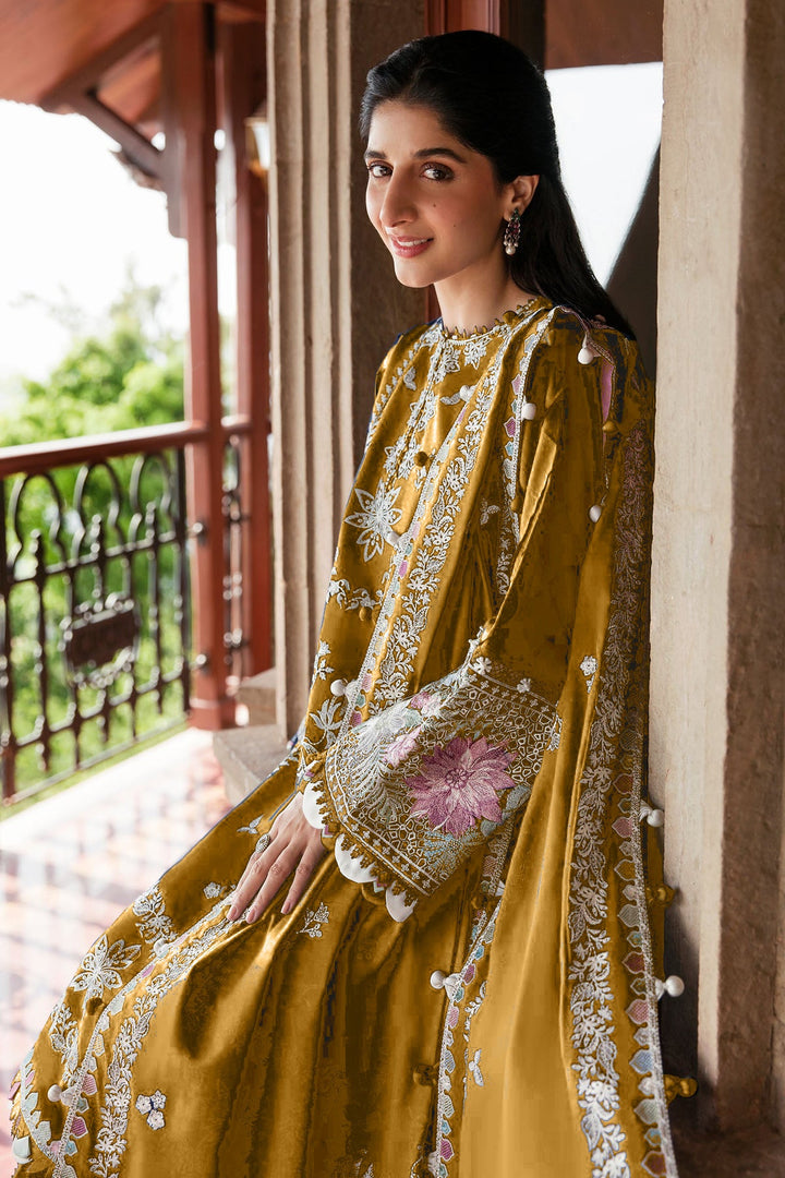 Moti Work Yellow Georgette Salwar Suit | Designer Indian Wear