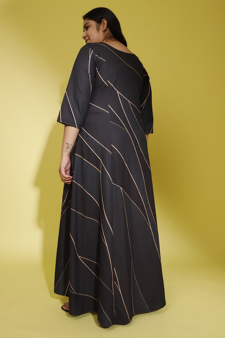 Teal Black Sculpted Cocktail Dress