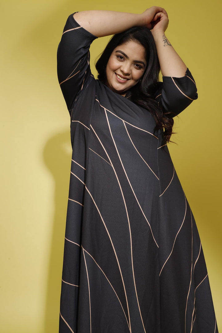 Teal Black Sculpted Cocktail Dress