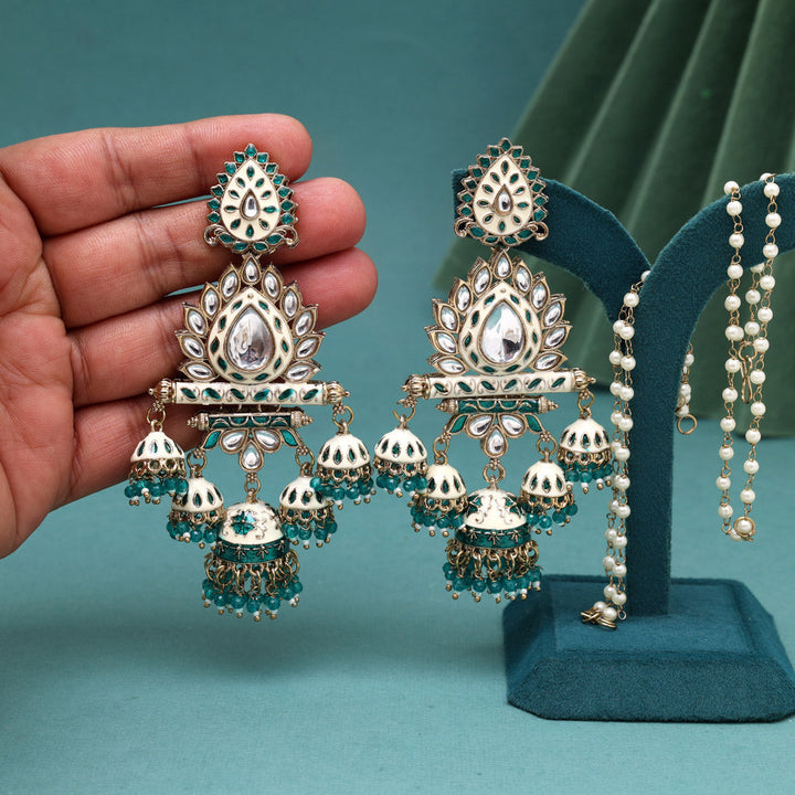 Kundan Meenakari Earrings | Elegant Statement Jewelry
