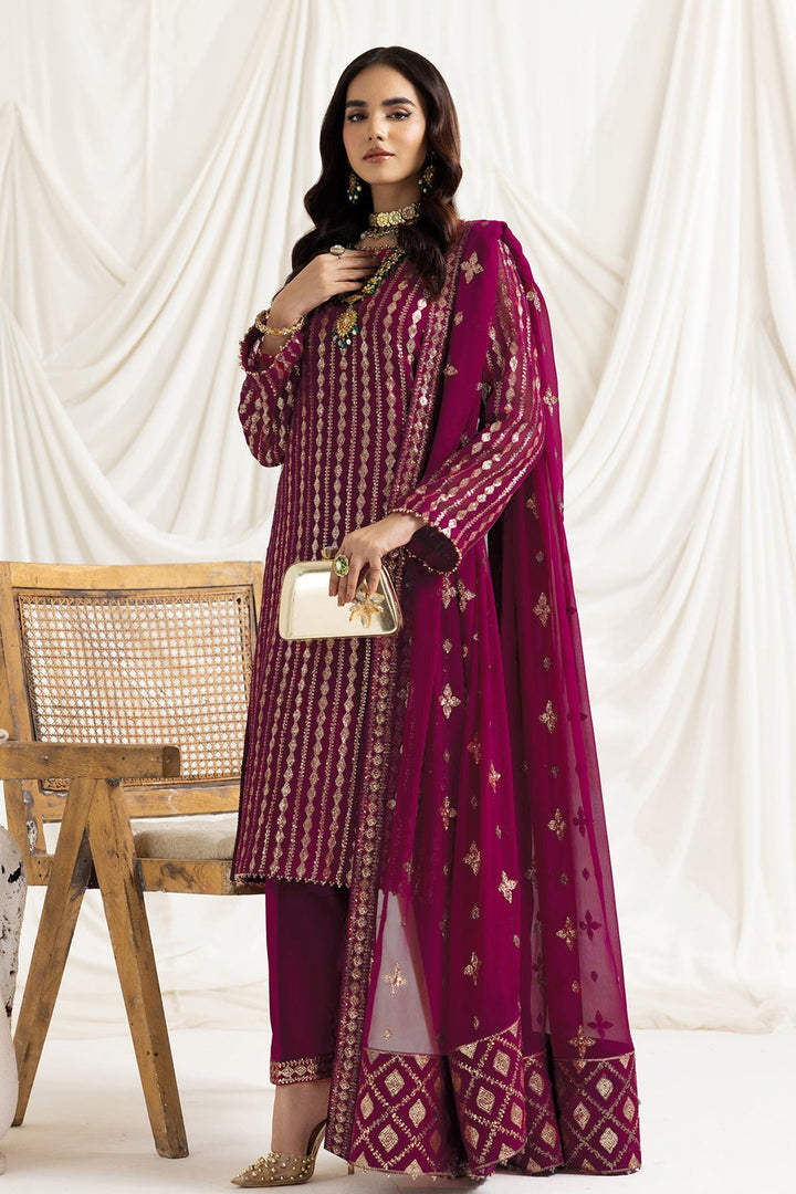 Designer Dark Pink Salwar Suit | Embroidery & Sequence Work
