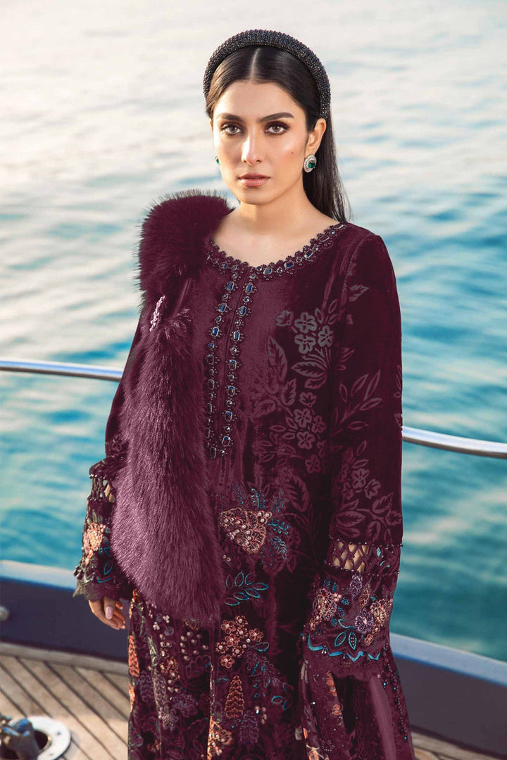Elegant Maroon Kameez with Salwar | Featuring a Graceful Dupatta