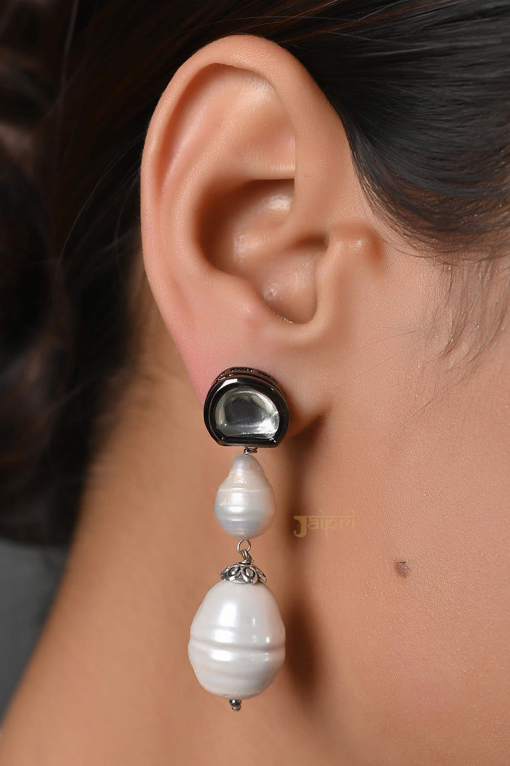 Adorable Pearl Stone | Necklace With Earrings Edition
