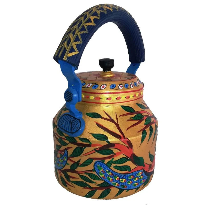 Handpainted Kettle 1L | Artistic Serveware for Tea & Coffee