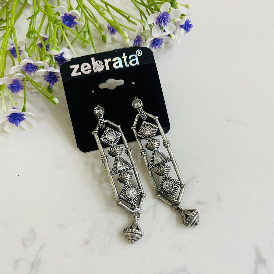 OXIDISED EARRINGS - SilverBin