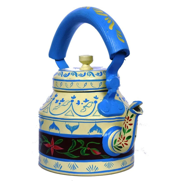 Folk Handpainted Tea Pot | Stylish Tableware with Indian Touch