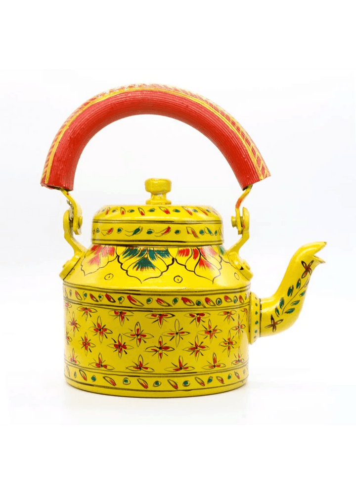 Colorful Meenakari Tea Kettle | Handmade Rajasthani Art