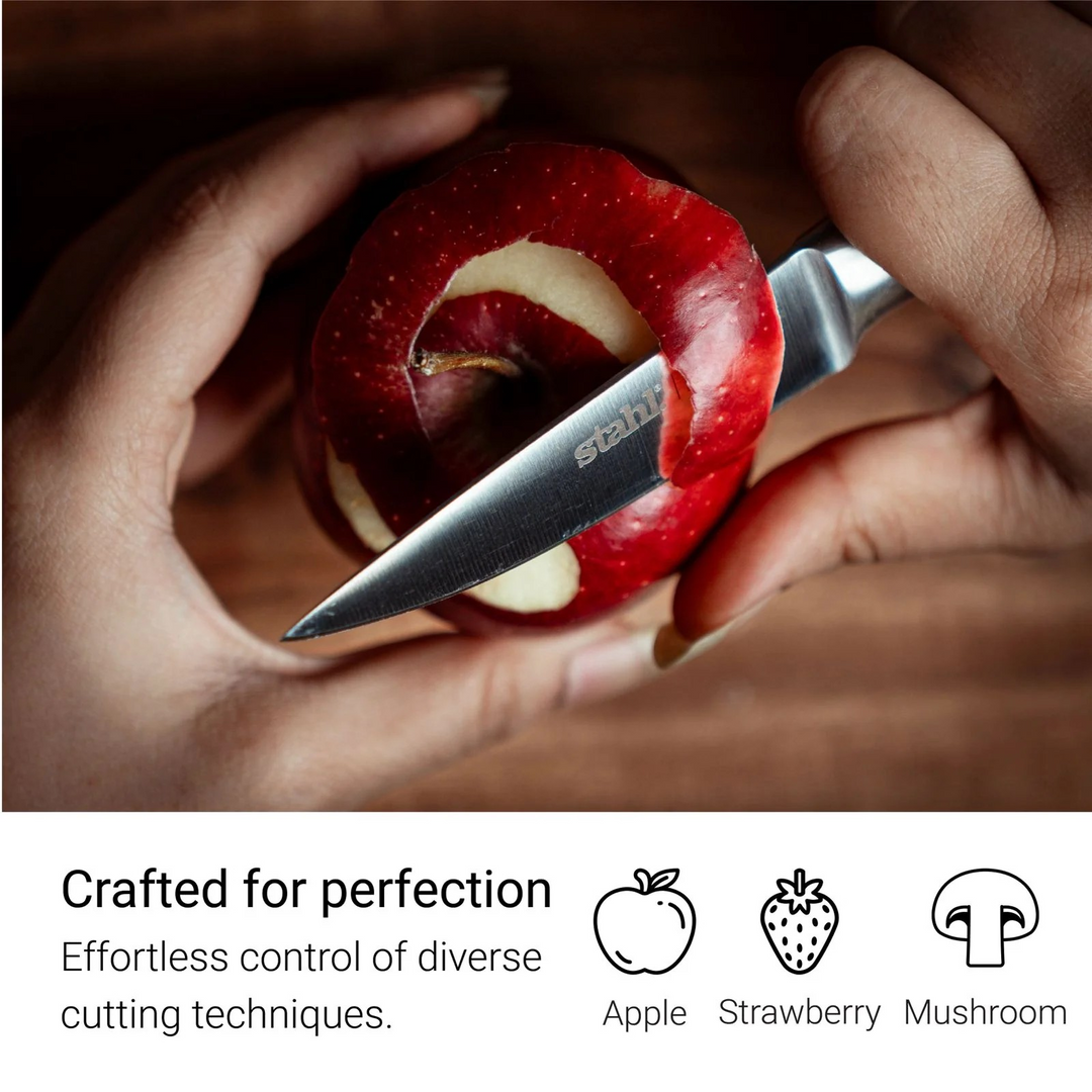Stahl Talon Paring Knife |  Walnutwood Handle, 3.5 Inches / 9 cm