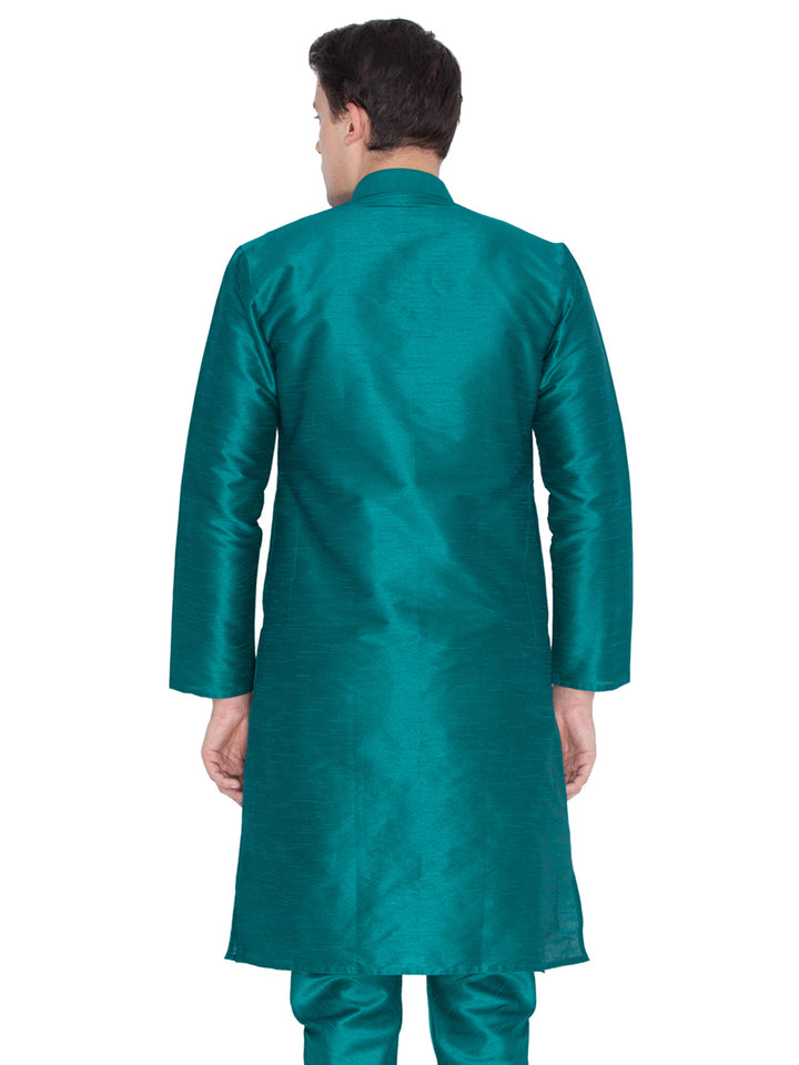 Plain Art Silk Kurta Pajama | Trendy Ethnic Wear for Festive Occasions