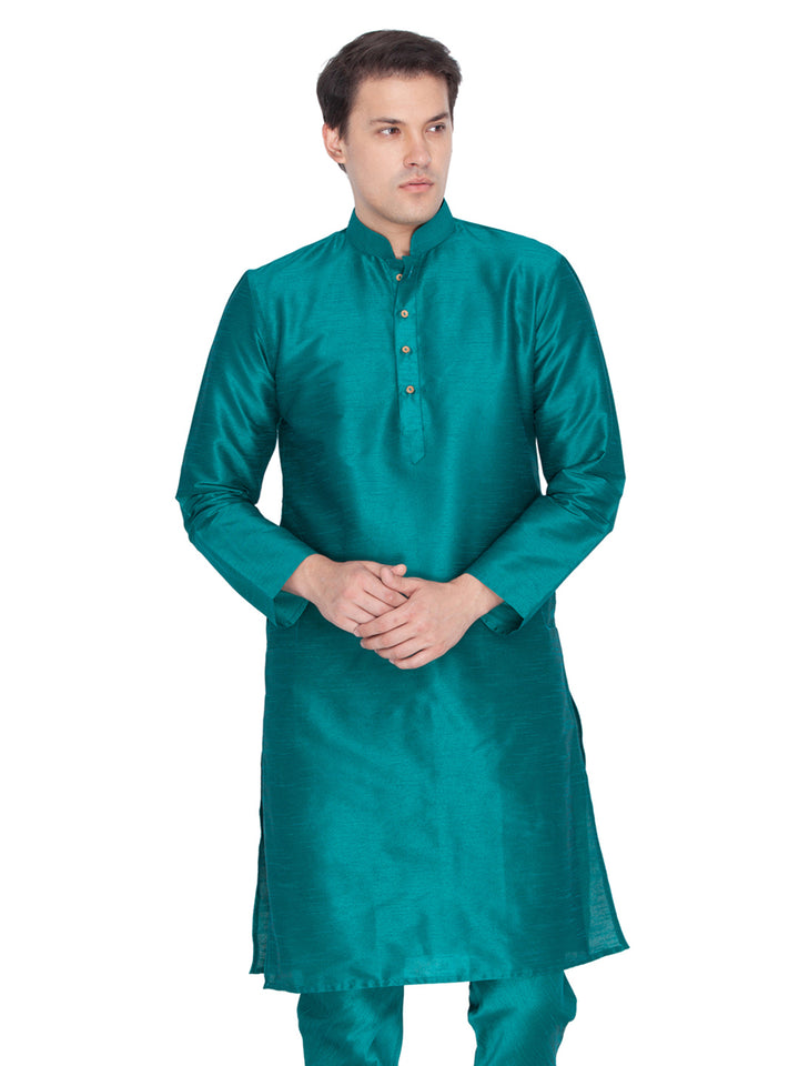Plain Art Silk Kurta Pajama | Trendy Ethnic Wear for Festive Occasions