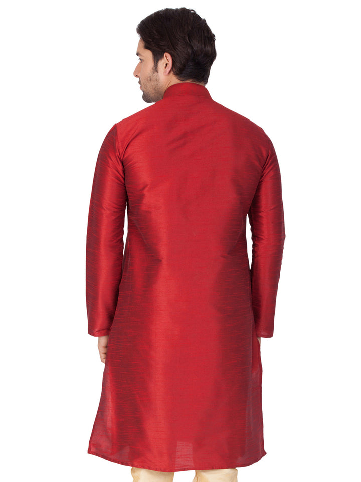 Plain Art Silk Kurta Pajama | Trendy Ethnic Wear for Festive Occasions