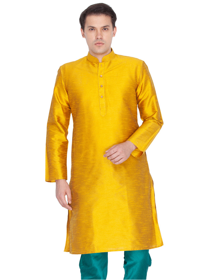 Plain Art Silk Kurta Pajama | Trendy Ethnic Wear for Festive Occasions