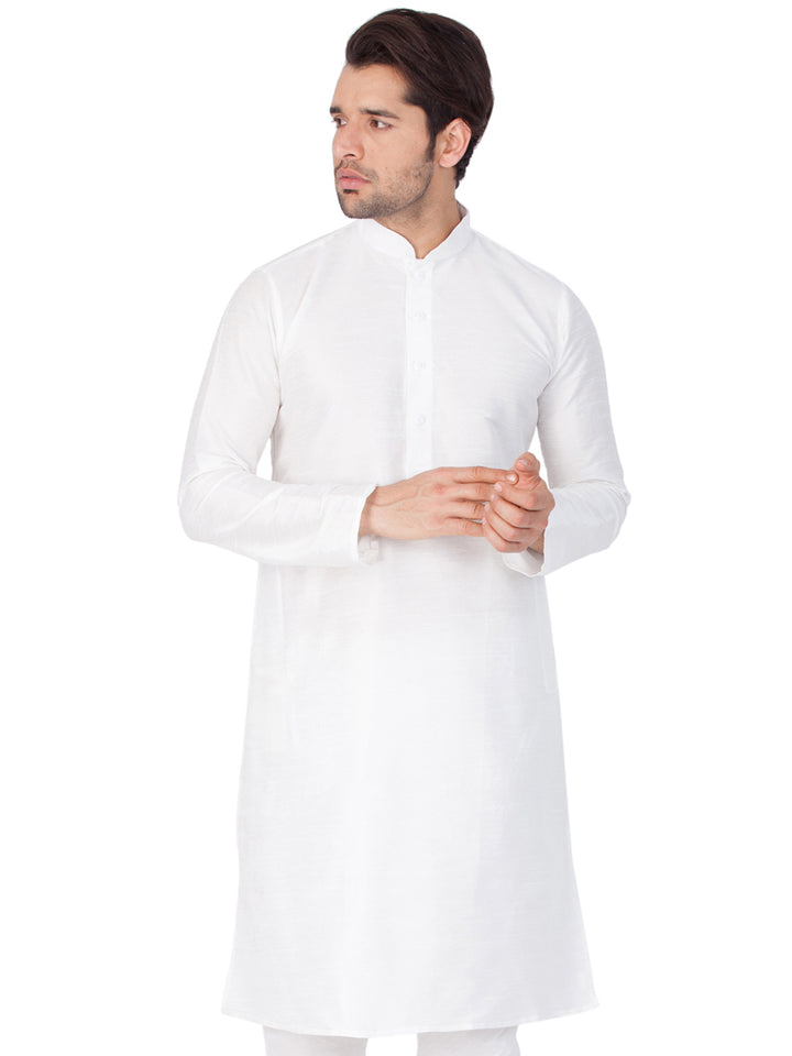 Plain Art Silk Kurta Pajama | Trendy Ethnic Wear for Festive Occasions
