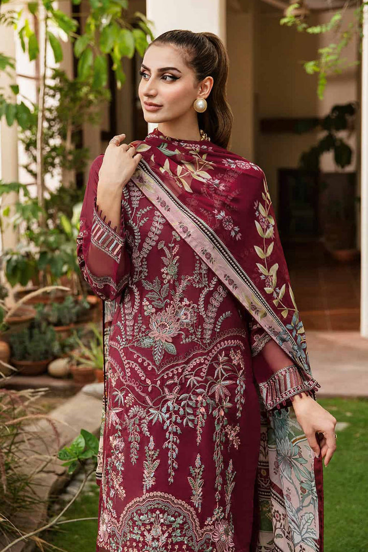 Maroon Rayon Salwar Suit | Stylish Ethnic Wear with Chiffon Printed Dupatta