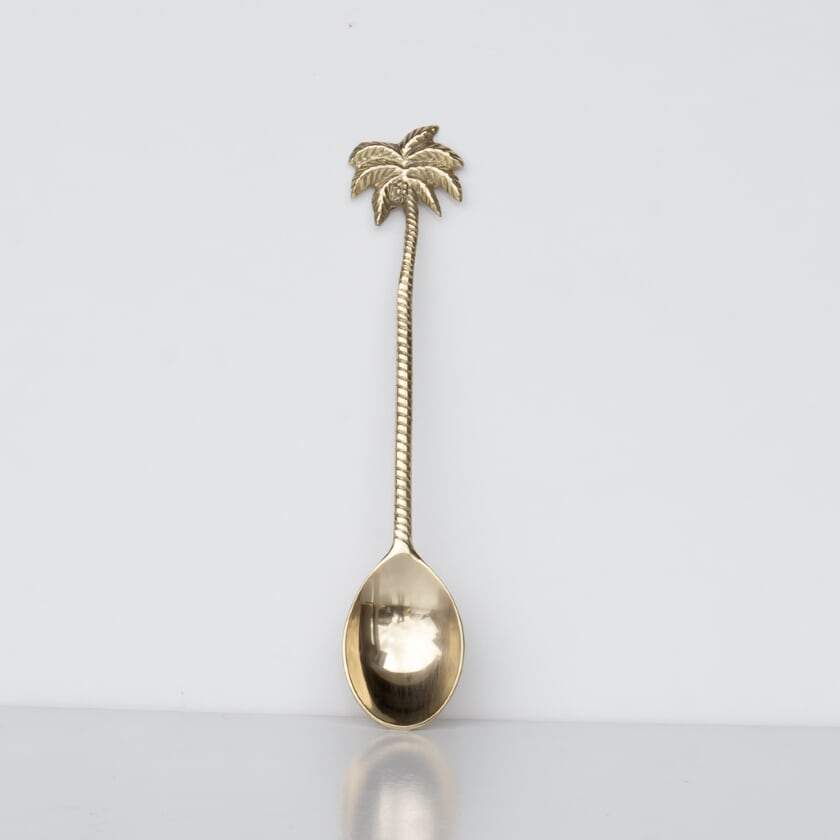 Elegant Brass Designer Spoons | Premium Serving Utensils