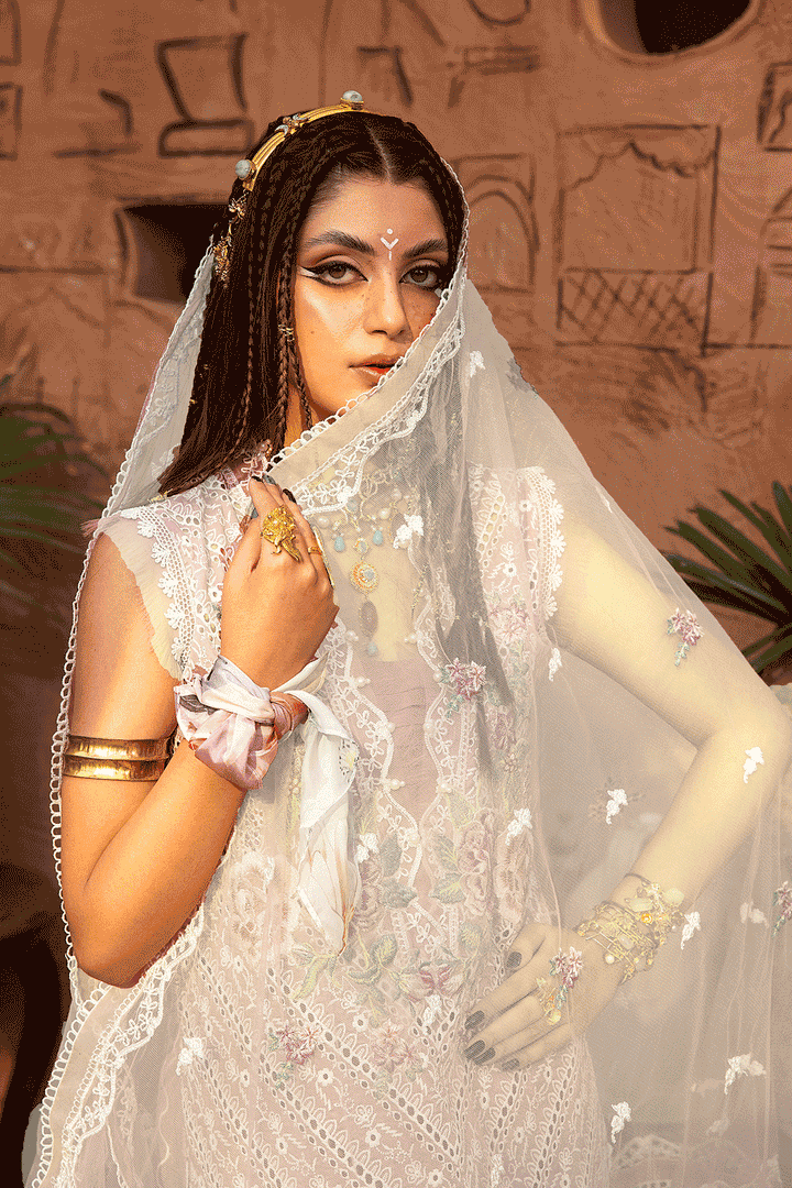 Pure Cotton Pink Salwar Kameez | Heavy Net Dupatta for Elegant Occasions