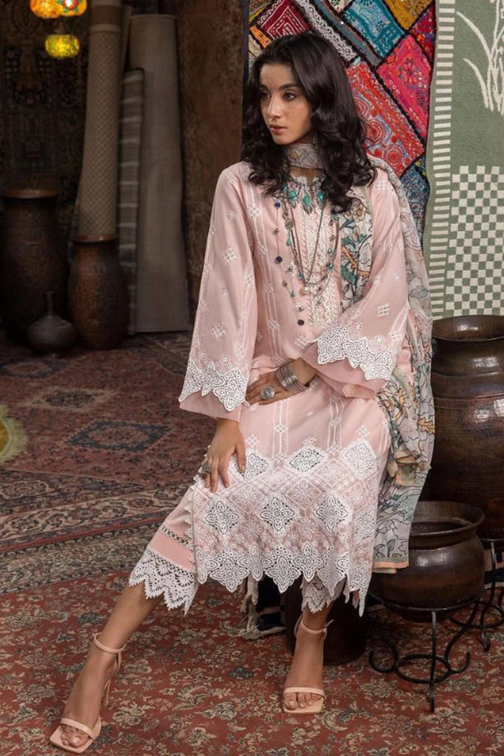 Heavy Cotton Peach Salwar Kameez | Cotton Digital Printed Dupatta