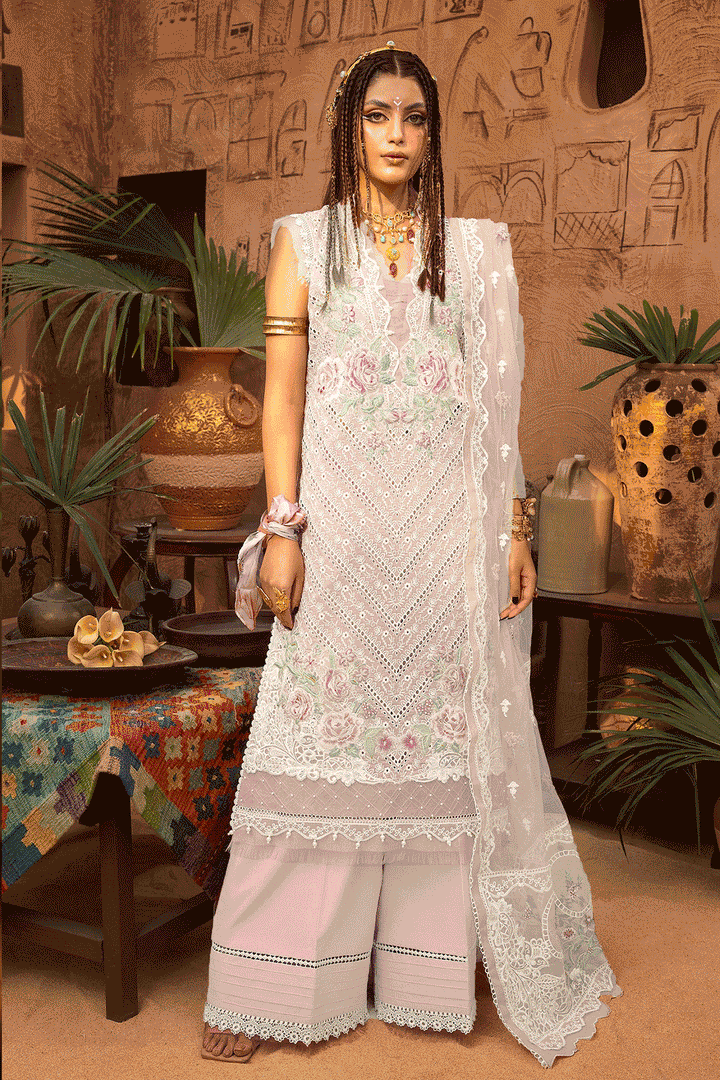 Pure Cotton Pink Salwar Kameez | Heavy Net Dupatta for Elegant Occasions