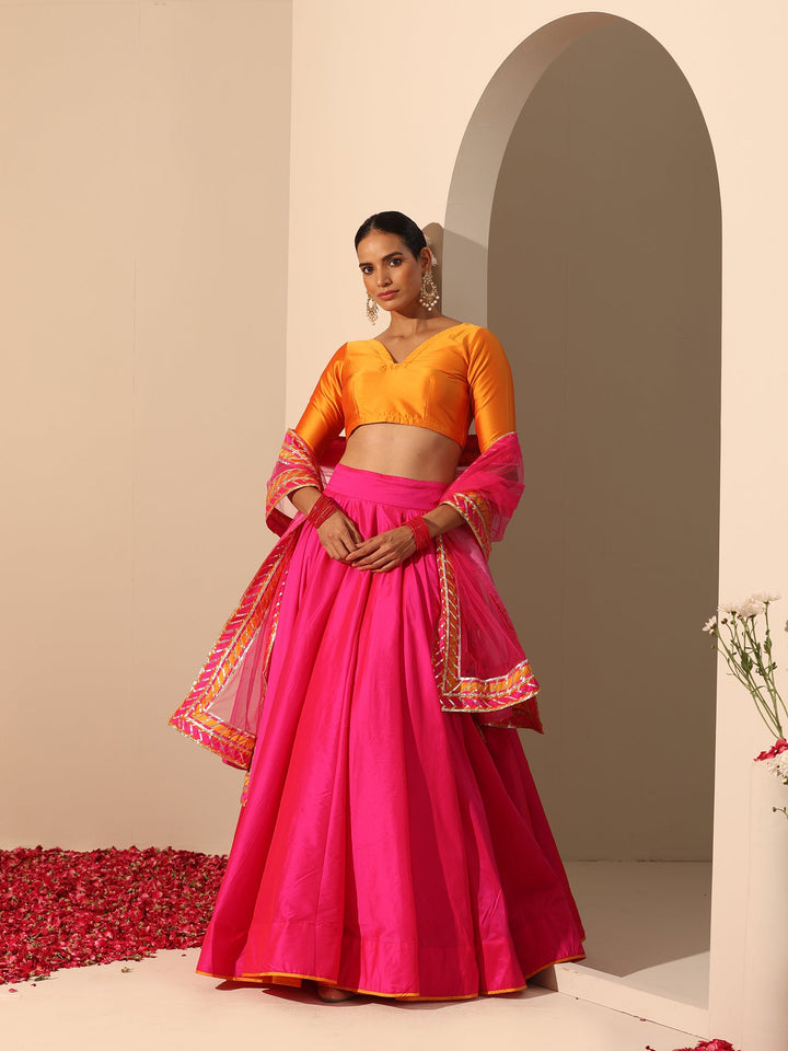 GUL HOT PINK LEHENGA