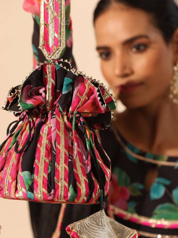 Gul Gulab Black Lehenga Set | Stylish Organza & Georgette Outfit