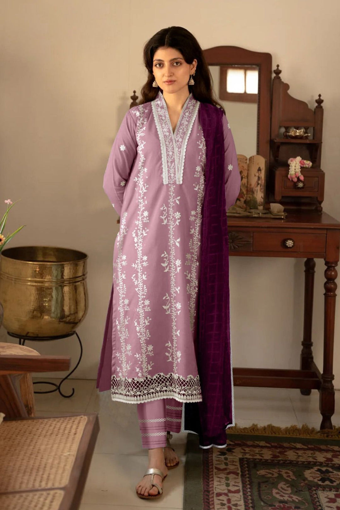 Timeless Pink Salwar Kameez | Graceful Georgette Suit for Every Occasion