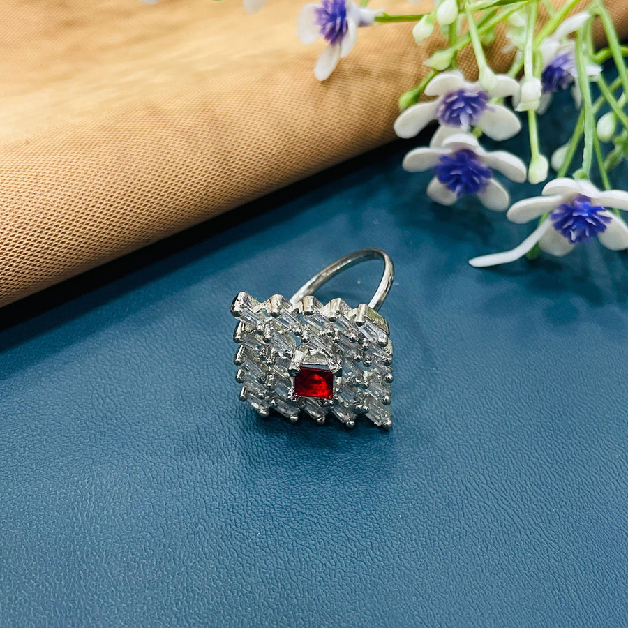 SILVER DIMOND RING - SilverBin