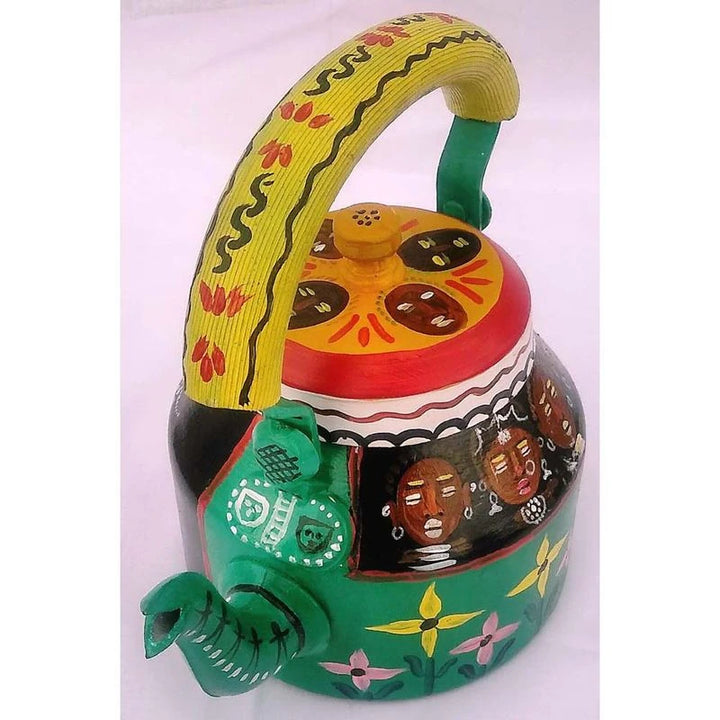 Designer Handpainted Tea Kettle 1L | Decorative Home Serveware
