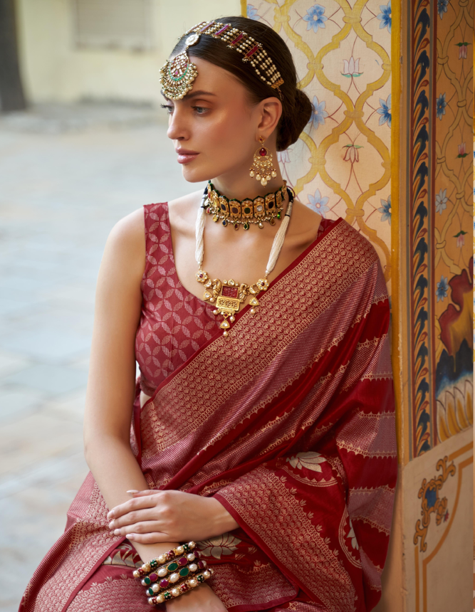 Charming Smooth Silk Saree | A Graceful Addition to Your Wardrobe