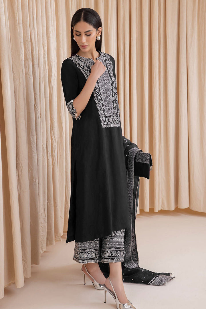Stunning Black Georgette  Salwar Kameez Palazzo Style | Heavy Dupatta Work