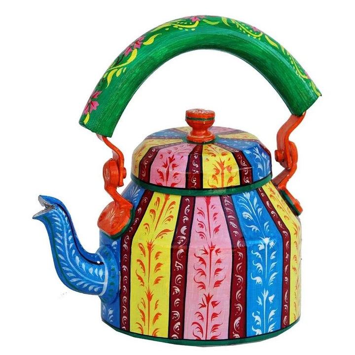 Jaipuri Handcrafted Tea Kettle | Elegant Home Decor Piece