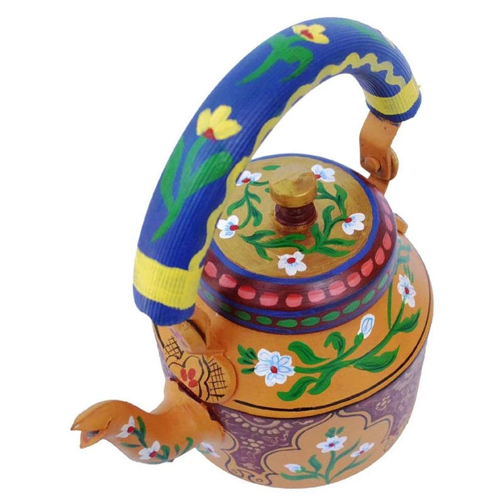 Festive Serveware Kettle 1L | Handcrafted Metal Tea Pot