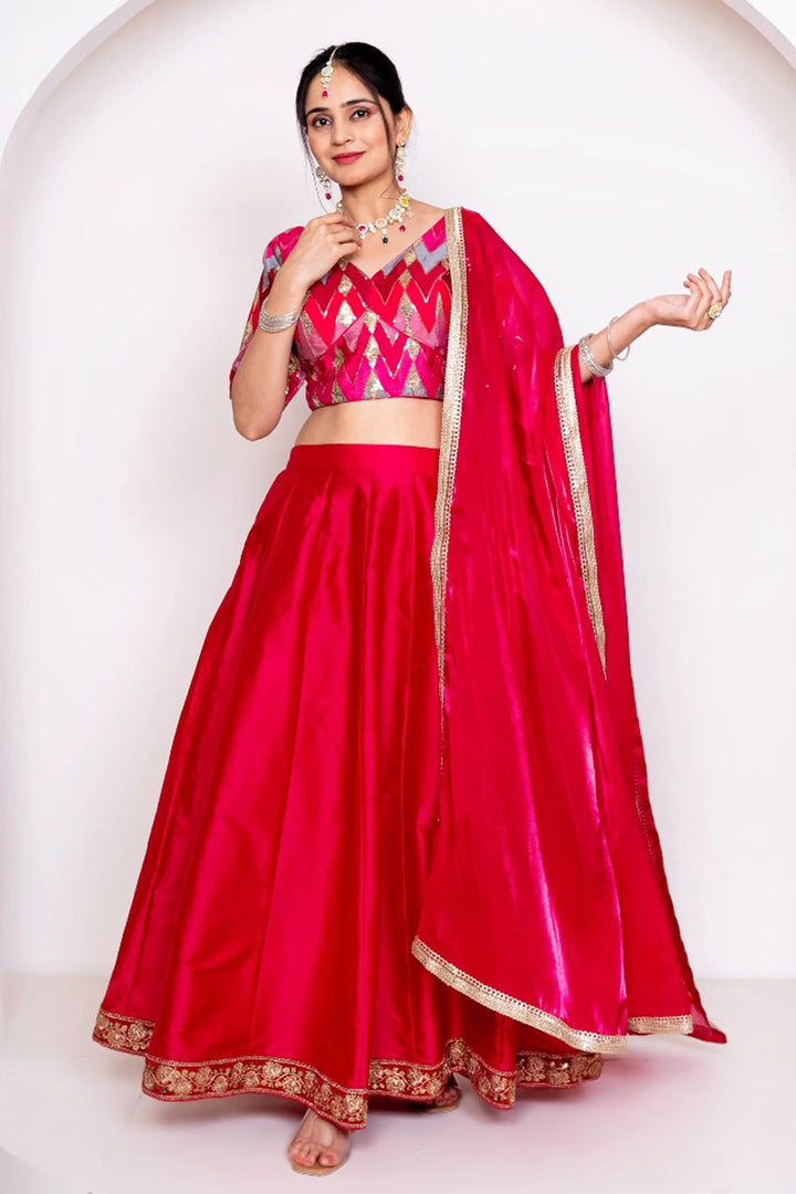 Maroon Amaira Lehenga Set