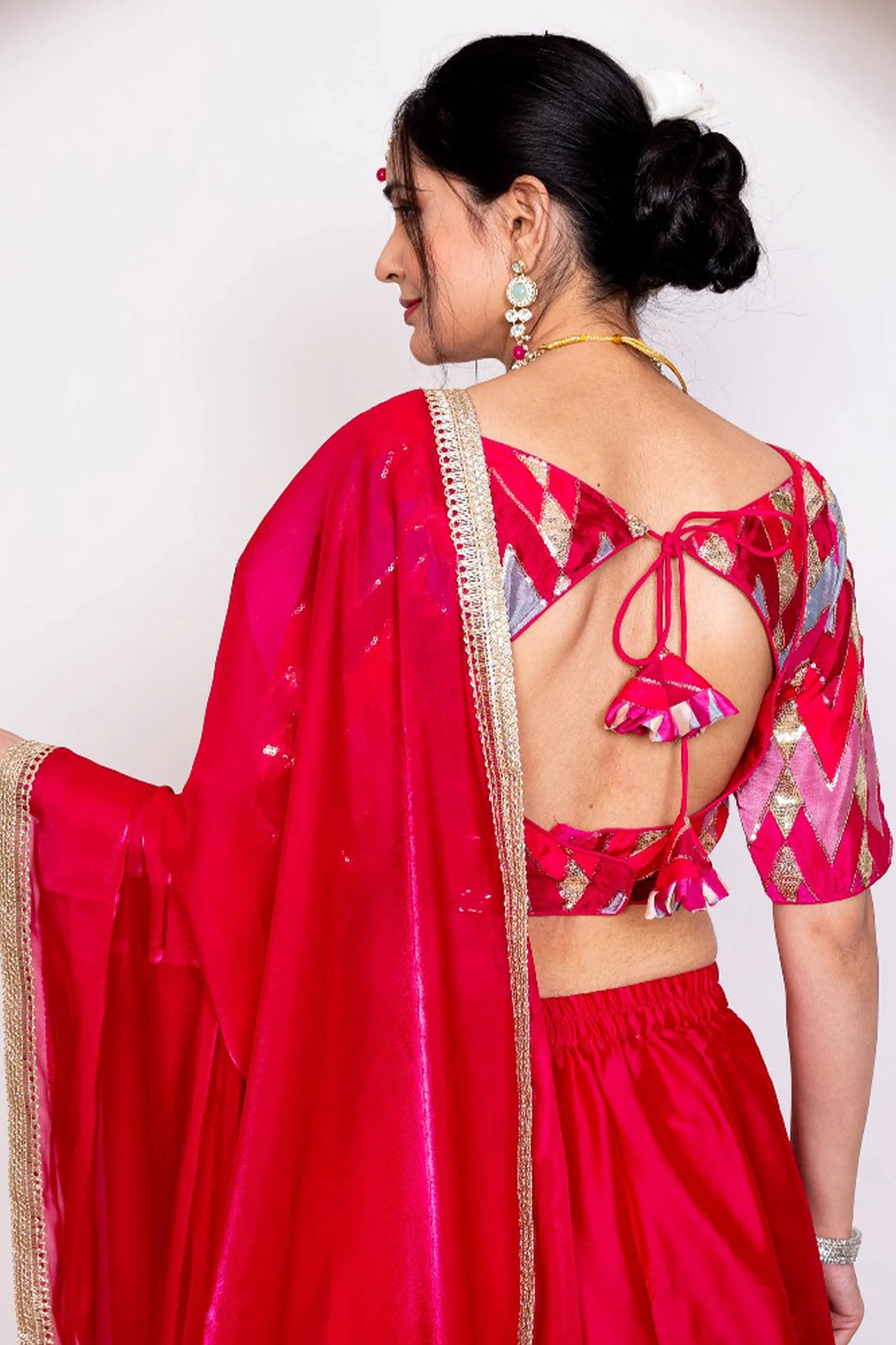 Maroon Amaira Lehenga Set