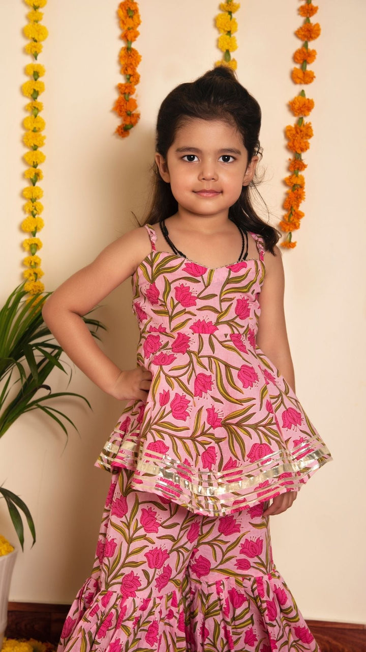 BACHPAN NAZAKAT SHARARA SET - Pomcha Jaipur