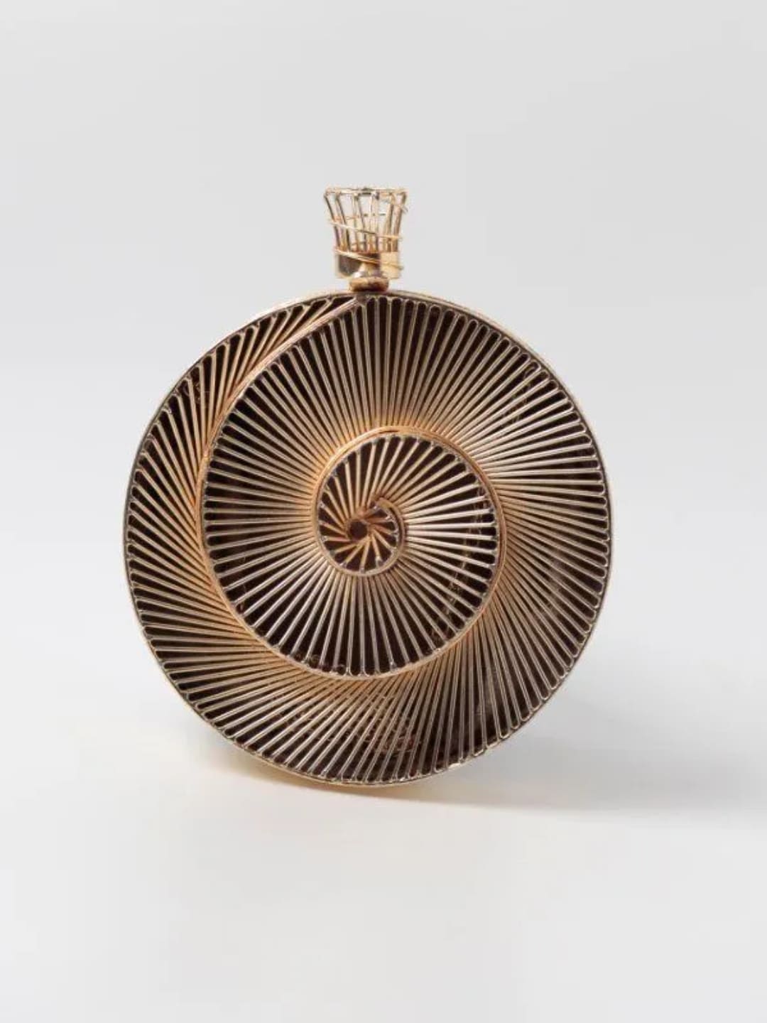 Isha Intricate Brass Wirework Clutch | Detailed Brass Design Handbag