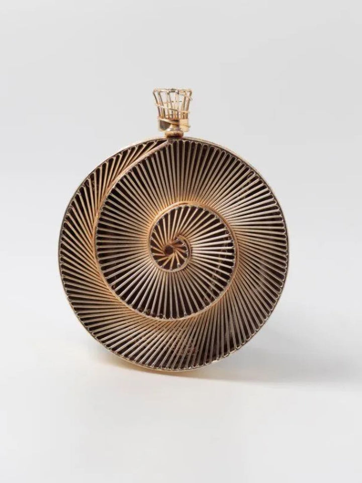 Isha Intricate Brass Wirework Clutch | Detailed Brass Design Handbag