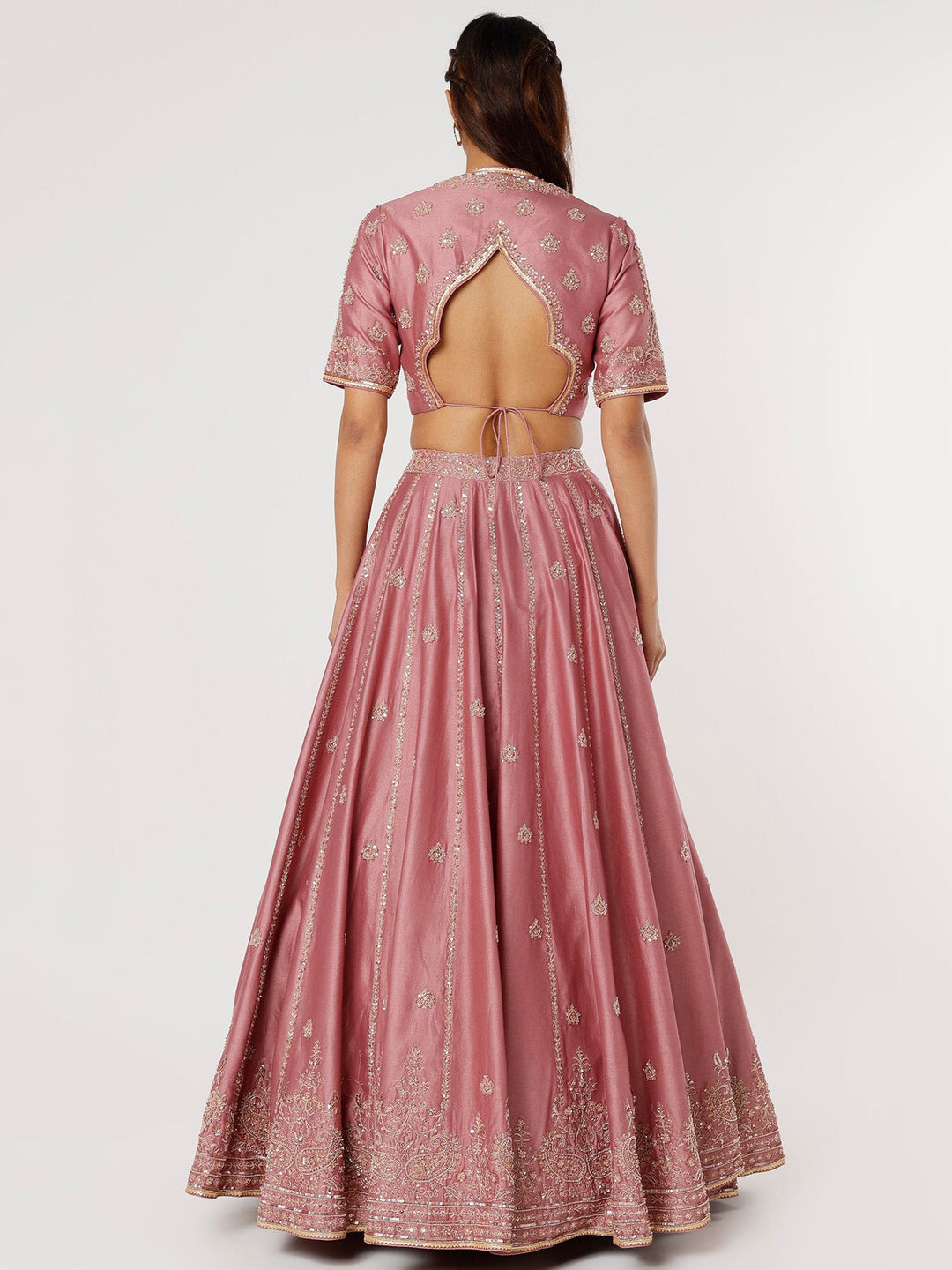 Wedding pink lehenga choli for women