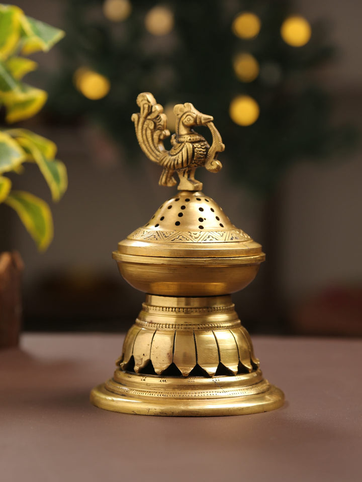 Brass Incense Burner | Fragrant Pooja Essential