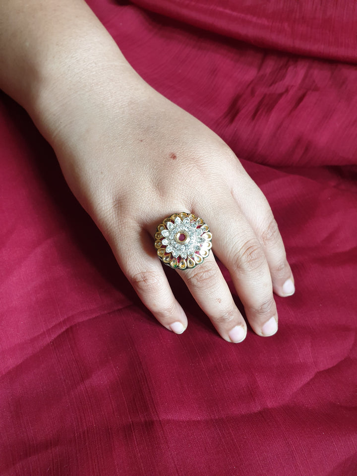 Vintage-Inspired Bohemian Statement Ring | Unique Ethnic Artisan Jewelry