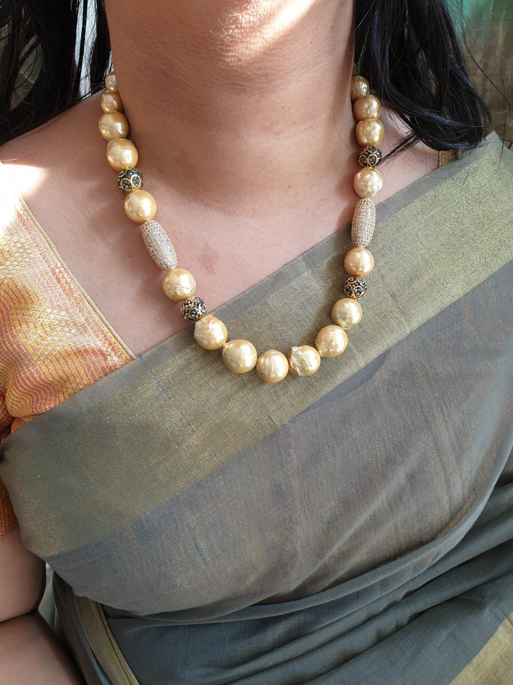 Adorable Freshwater Pearl | Beads Stone Necklace Trendy