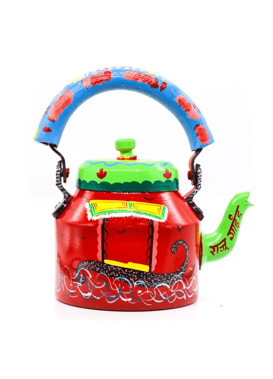 Decorative Kettle with Stand | Perfect for Gifting Indian Handicraft