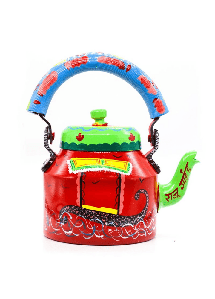 Decorative Kettle with Stand | Perfect for Gifting Indian Handicraft